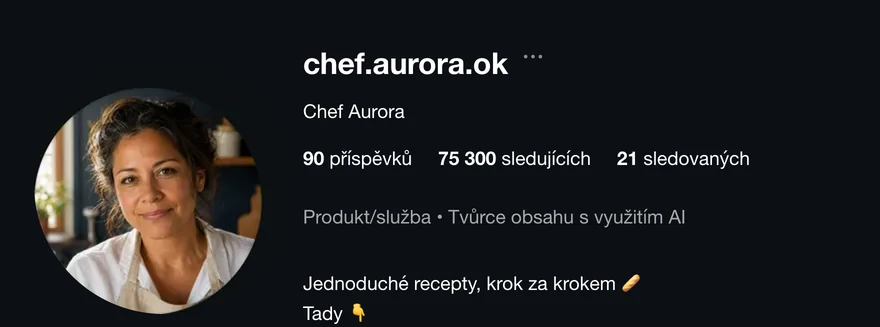 Chef Aurora na Instagramu